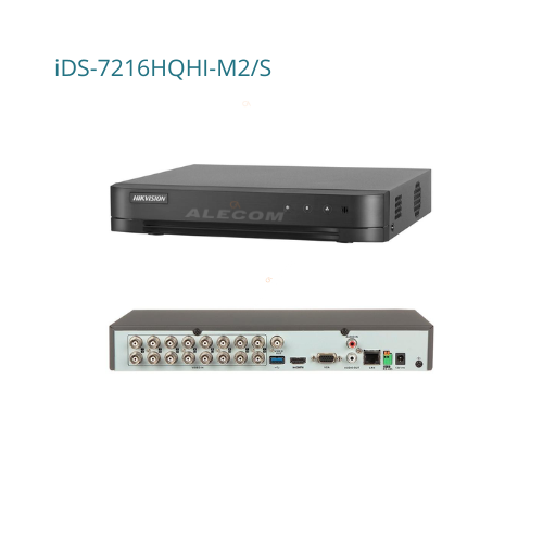 [iDS-7216HQHI-M2/S] DVR 16CH ACUSENSE 1080P HDMI 2HDD HIKVISION