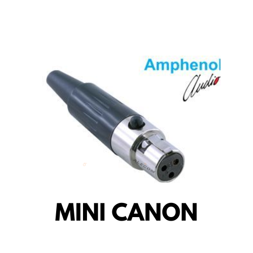 [AG3F] CONECTOR JACK MINI XLR PARA MICROFONO SHURE