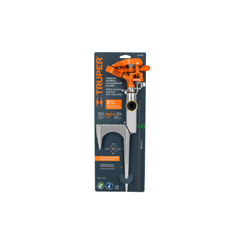 [10323] ASPERSOR METALICO REFORZADO C/ ESTACA DE ESCALON ASP-11R  TRUPER