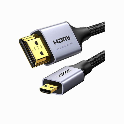 [10600] CABLE MICRO HDMI A HDMI 4K@60HZ M/M 2M ALUMINIO UGREEN