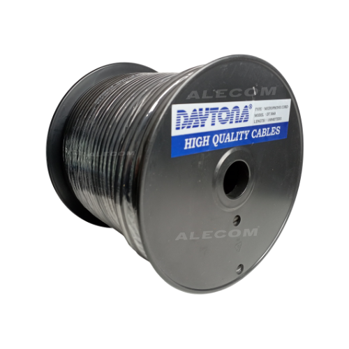 [DT-3060-BK] CABLE STEREO P/MICROFONO NEGRO ROLLOx100MTS DAYTONA