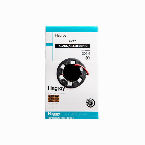 [HG-UL4X22] CABLE DE ALARMA CONTRA INCENDIO 4X22 S/BLINDAJE CAJAx305MTS HAGROY