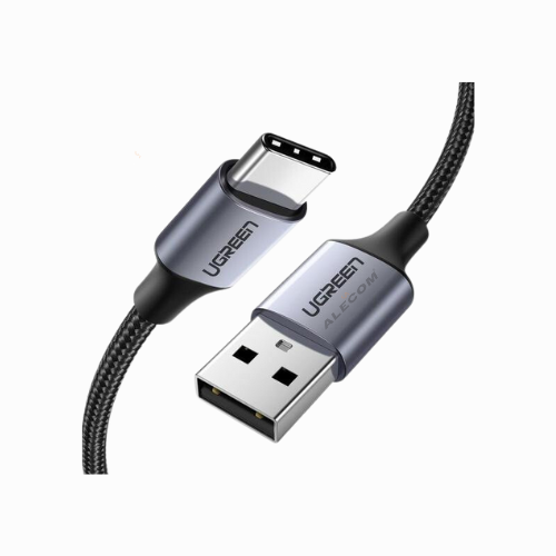 [60128] CABLE USB A 2.0 A USB C 2MTS  3AMP UGREEN