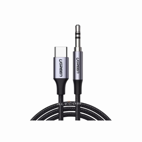 [30633] CABLE USB-C A AUDIO AUXILIAR 3.5MM ALUMINIO 1M