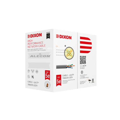 [7060/25 LSZH] CABLE UTP CAT5E GRIS CAJAX305MTS DIXON