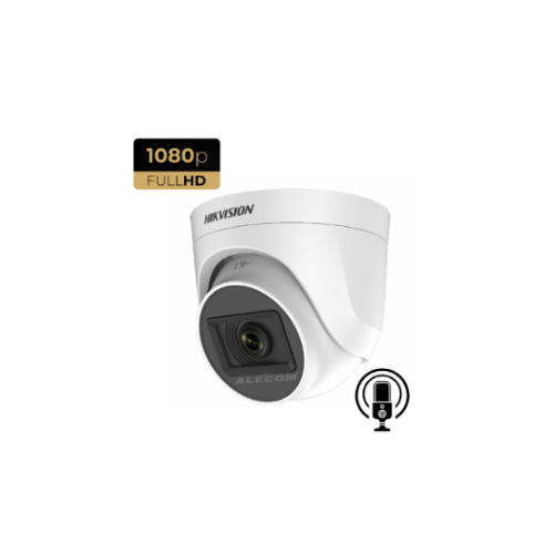 [DS-2CE76D0T-ITPFS] CAMARA DOMO HD1080P C/AUDIO HIKVISION