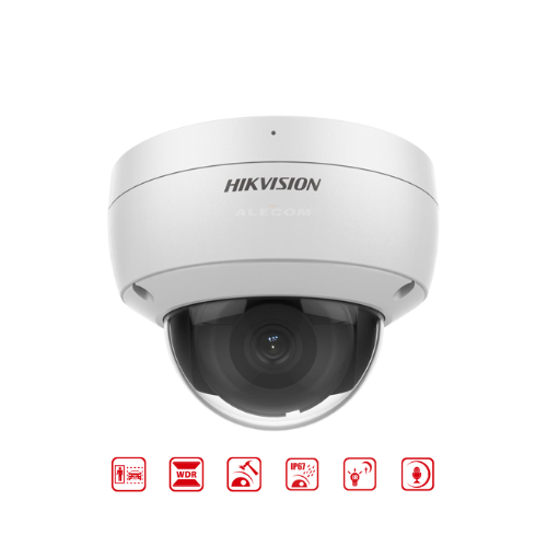 [DS-2CD2123G2-IU] CAMARA DOMO IP 2MP ACUSENSE LENTE 2.8MM IR30M HIKVISION