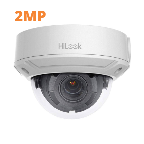 [IPC-D640H-V] CAMARA IP DOMO 4MP D/N ICR  H.265+ IP67 L-2.8-12MM VARIFOCAL IR30MTS POE HILOOK