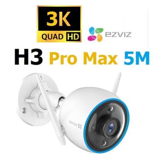 [CS-H3-R100-1J5WKFL] CAMARA IP EXT 5MP WIFI 2.4GHZ LENTE 2.8MM EZVIZ