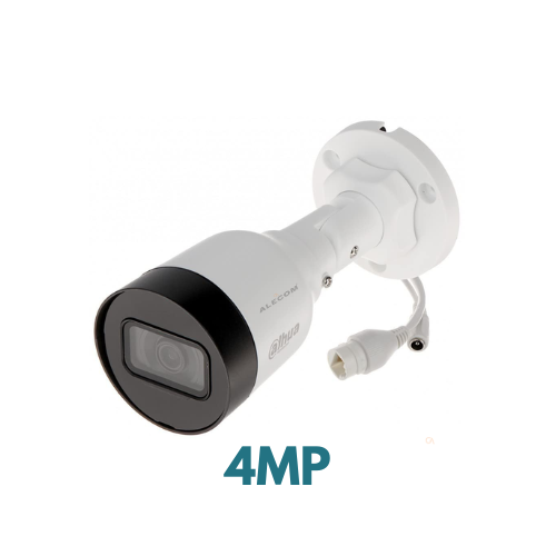 [IPC-HFW1431S1-S4] CAMARA IP TUBO 4MP H 265+WDR IR30 IP67 POE DH-IPC-HFW1431S1N DAHUA