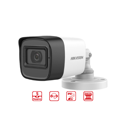 [DS-2CE16H0T-ITPFS] CAMARA TUBO EXT. 5MP D/N L 2.8 - C/AUDIO HIKVISION