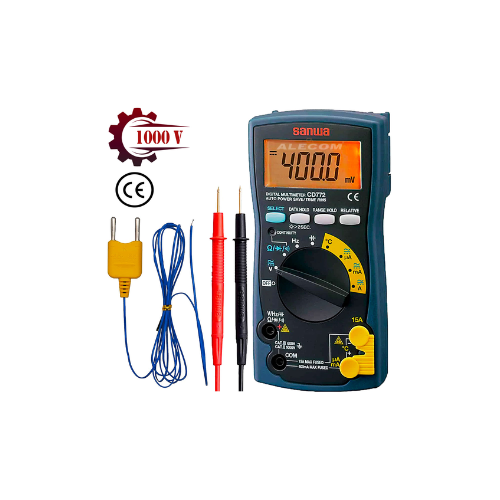 [CD772] MULTITESTER DIGITAL AUTORANGO C/TEMPERATURA SANWA