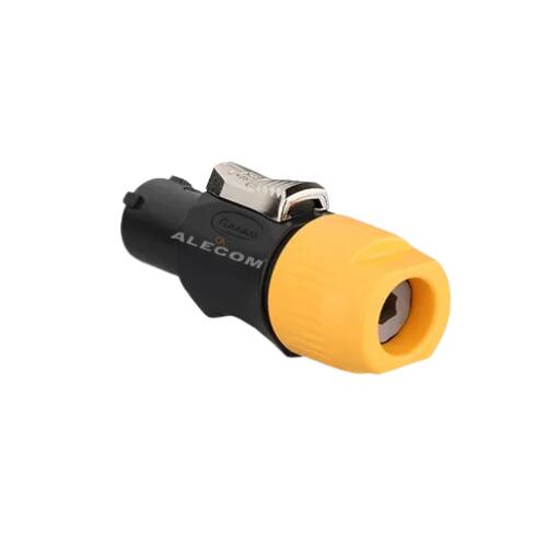 [YF-24-C03PE-02-002] CN-7 CONECTOR POWER CONN IMPERMEABLE 20A-500V 12-14AWG NEGRO/ AMARILLO CNLINKO