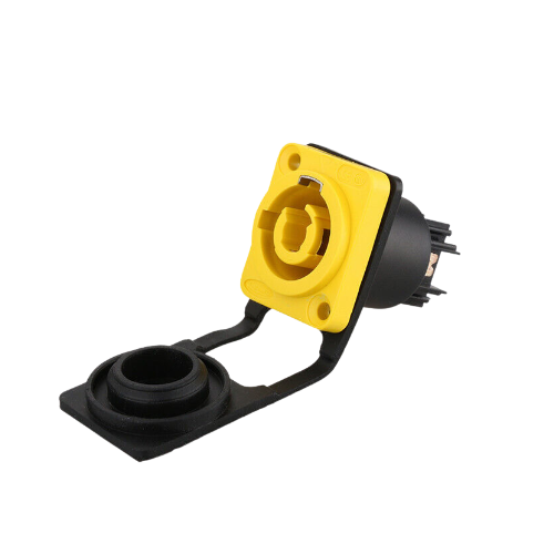 [YF-24-C03SX-02-002] CN-9 JACK CHASIS POWER CONN 20A-500V IP65 AMARILLO CNLINKO