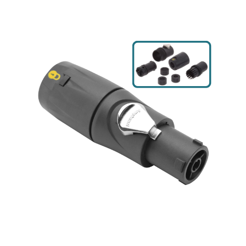 [HPT-3-F] CONECTOR JACK POWER CONN AEREO 3P HERMETICO IP65 AMPHENOL