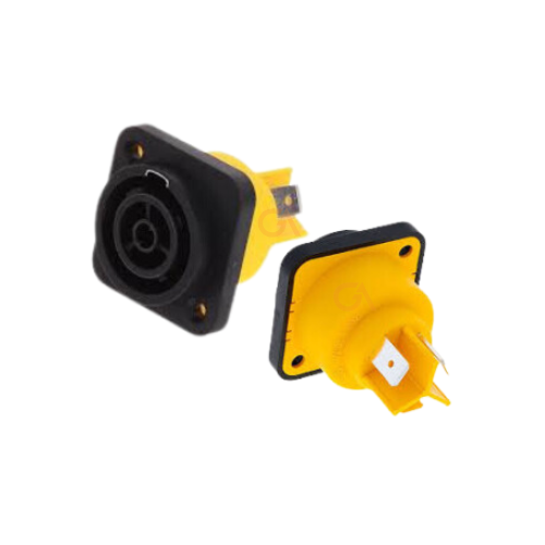 [HPT-3-FD] CONECTOR MACHO CHASIS POWER CONN 3P HERMETICO IP65