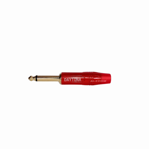 [DP6.3AP-RD] CONECTOR MONORAL 6.3MM ROJO DP6.3AP6-RD DAYTONA