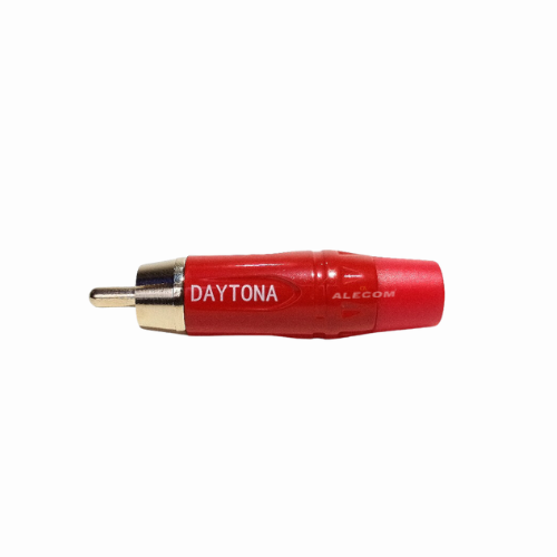 [DRCAM4-RD] CONECTOR RCA MACHO ROJO DAYTONA