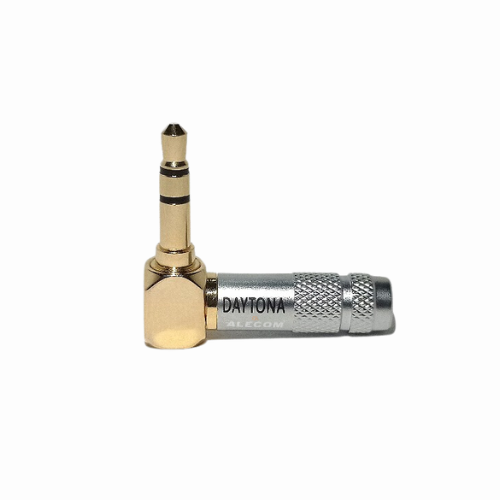 [DP3.5LS4-S] CONECTOR STEREO 3.5MM TIPO "L" PLATA DAYTONA