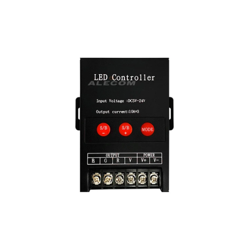 [DC5-24V-30A] CONTROL DE LED RGB NEGRO SIN CONTROL