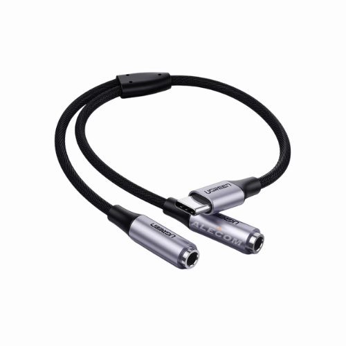 [30732] DIVISOR DE USB C A 3,5 MM 1XUSB-C A 2X CONECTORES DE AUDIO