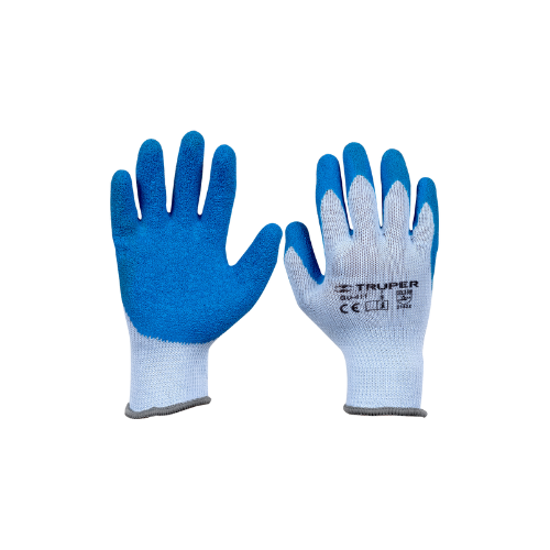 [15265] GUANTES DE POLIÉSTER RECUBIERTOS DE LATEX CH TRUPER