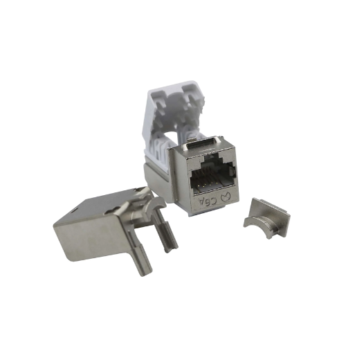 [J-CAT6A-S] JACK RJ-45 METAL BLINDADO CAT6A 0103010098 SATRA
