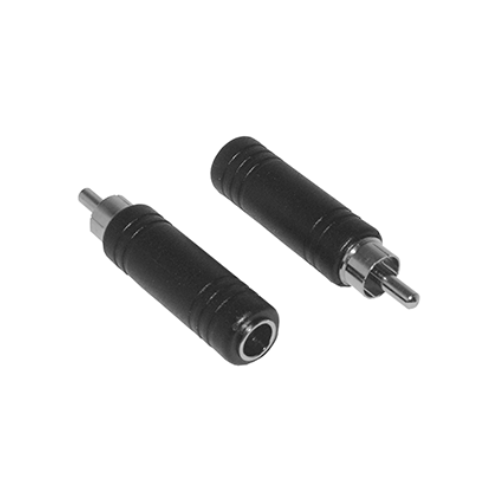 [K4032-AL] ADAPT.JACK MONO 6.3MM A PLUG RCA