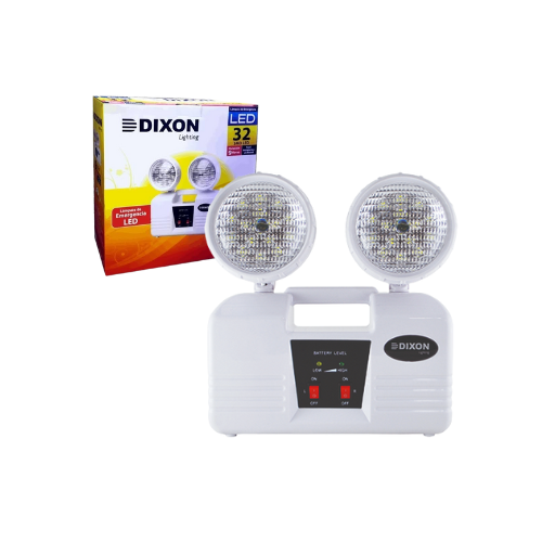[EMERDIX32-9HRS] LUZ DE EMERGENCIA 9H 32LED SMD C/BATERIA DIXON
