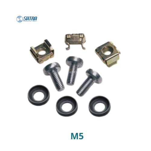 [M5-RU-TUERCA] M5-RU-TUERCA TORNILLOS CON TUERCAS P/GABINETES M5 SATRA