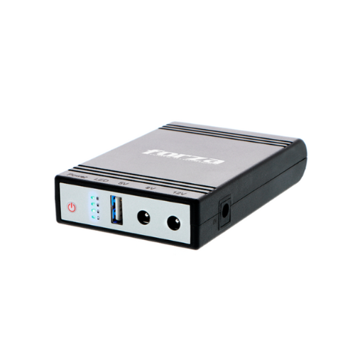 [DC-140USB] MINI UPS Y CARGADOR PORTATIL 14W SALIDAS 5/9/12V USB  FORZA