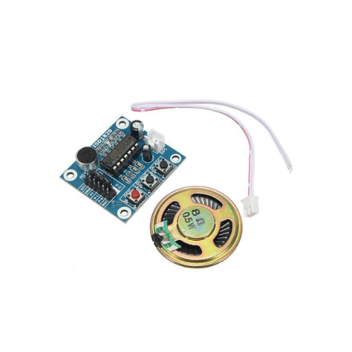 [ISD1820-PCB] MODULO GRABADOR DE VOZ 8 A 20 SEGUNDOS + PARLANTE