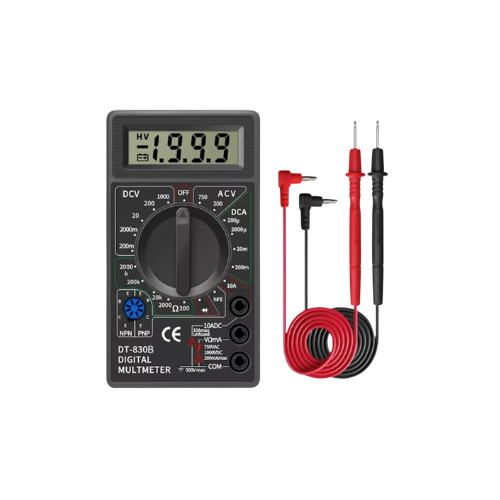 [DT-830B-AM] MULTIMETRO DIGITAL C/PROTECCION 19 RANGOS KONSTAR