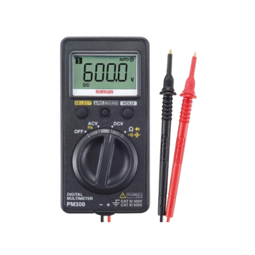 [PM300] MULTITESTER DIGITAL DCV 600V/ACV 600V TRUE RMS SANWA