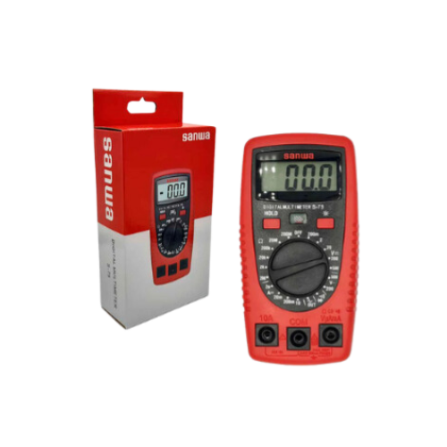 [S-75] MULTITESTER DIGITAL VOLTAJE AC/DC 500V SANWA