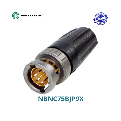 [NBNC75BJP9X] CONECTOR BNC SDI UHD AEREO P/CABLE FLEXIBLE 20AWG ORIGINAL NEUTRIK