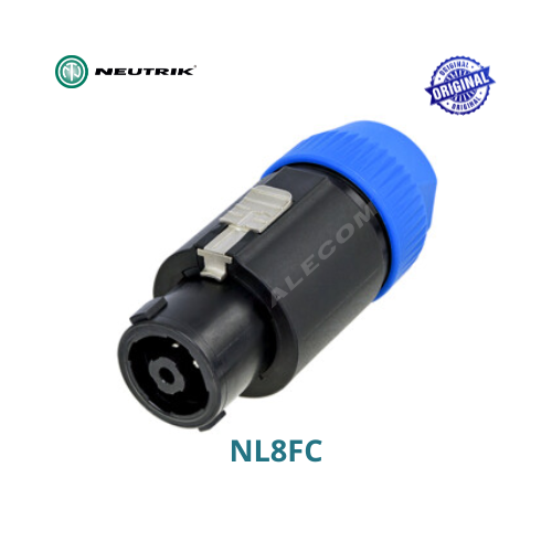 [NL8FC] PLUG SPEAKON AEREO DE 8 POLOS (4 VIAS) ORIGINAL NEUTRIK