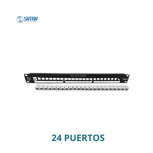 [PP-24-BL-SATRA] PATCH PANEL CAT6 C/J BLANCO 0102022401 SATRA