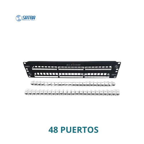 [PP-48-BL-SATRA] PATCH PANEL CAT6 C/J BLANCO 0102024801 SATRA