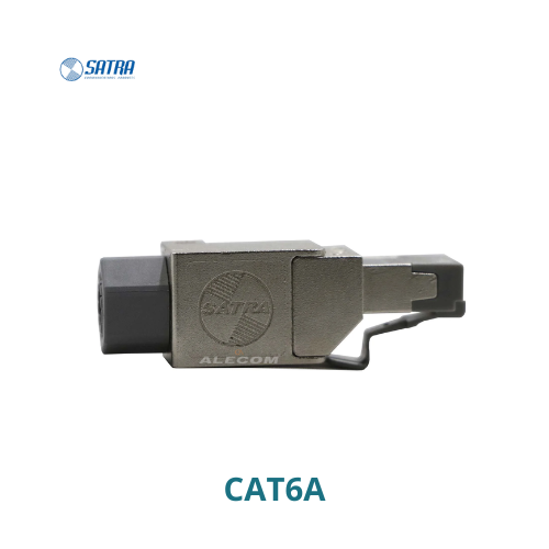 [RJ45-CAT6A-S] CONECTOR PLUG RJ-45 CAT6A DE CAMPO 22-26 AWG BLINDADO 0103040001 SATRA
