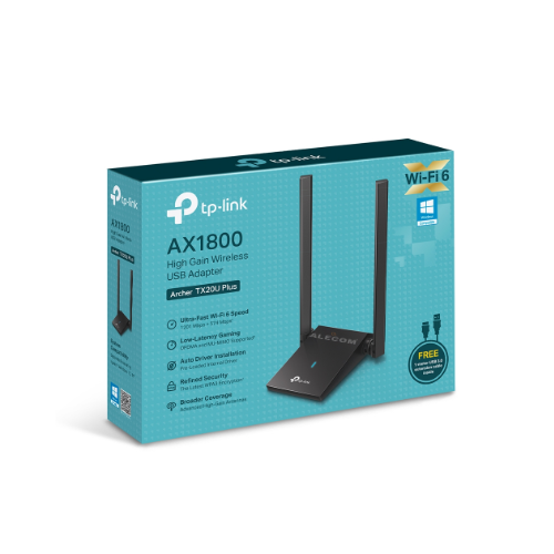 [Archer TX20U Plus] PLUS ADAPTADOR USB INALAMBRICO DE ALTA GANANCIA  AX1800 TP-LINK