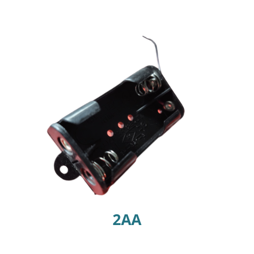 [JJ-066] PORTA PILAS PARA 02 PILAS TIPO AA