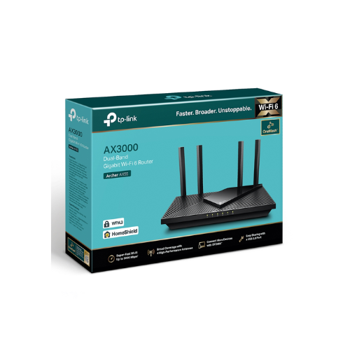 [ARCHER AX55] ROUTER AX3000, 4 ANTENAS, 4 PUERTOS GB TP-LINK