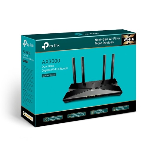 [ARCHER AX50] ROUTER DOBLE BANDA GIGABIT ARCHER AX50 AX3000 TP-LINK