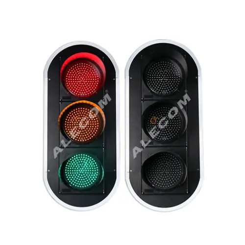 [AL-300-3-F-GA] SEMAFORO LED VEHICULAR 1C3L 3x300 (ROJO,AMBAR,VERDE)