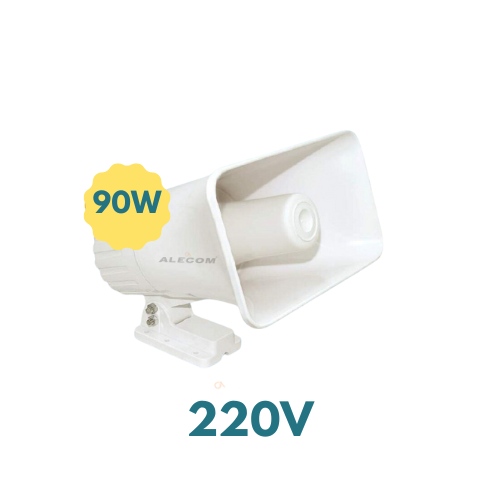 [GS-85-90AC] SIRENA BLANCA DOS TONOS 90W AC 220V (GS-8590-AC) FULL MAX