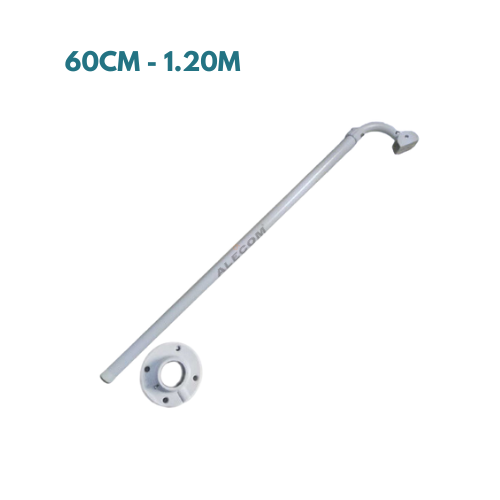 [ALE-EXC2] SOPORTE CURVO P/CAMARA REGULABLE 60-1.20M BRA-EXC2 SP-C60-120