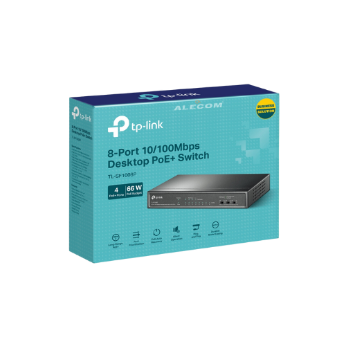 [TL-SF1008P] SWITCH 8P FAST ETHERNET POE 57W TP-LINK