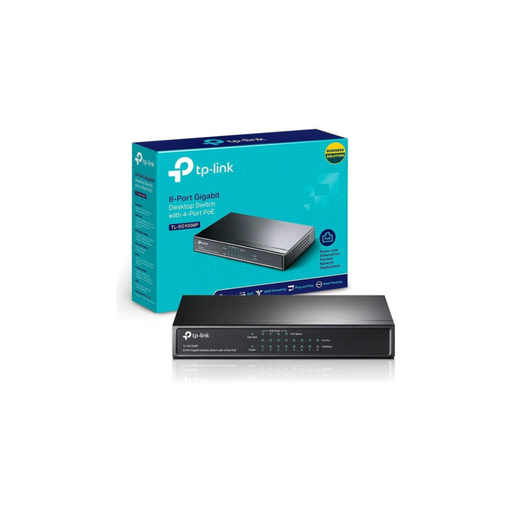 [TL-SG1008P] SWITCH 8P GIGABIT 4POE CASE PLASTICO TP-LINK