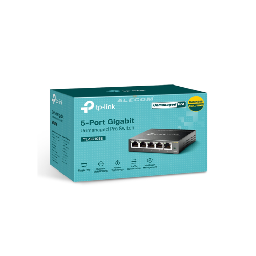 [TL-SG105E] SWITCH GIGABIT 05 PTOS 10/100/1000 MBPS TP-LINK
